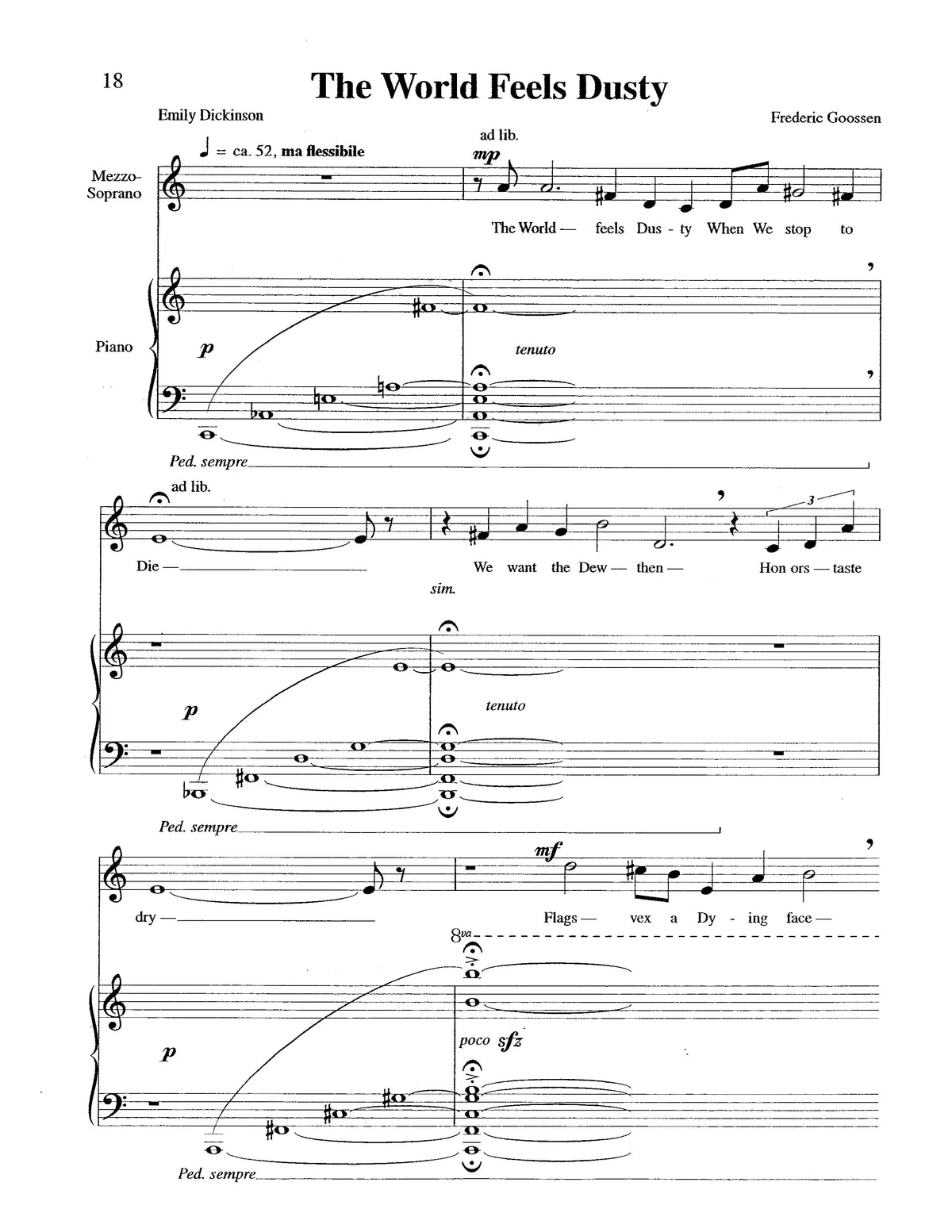 Goossen: An Emily Dickinson Songbook