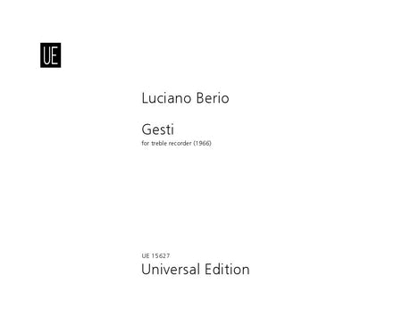 L. Berio: Gesti