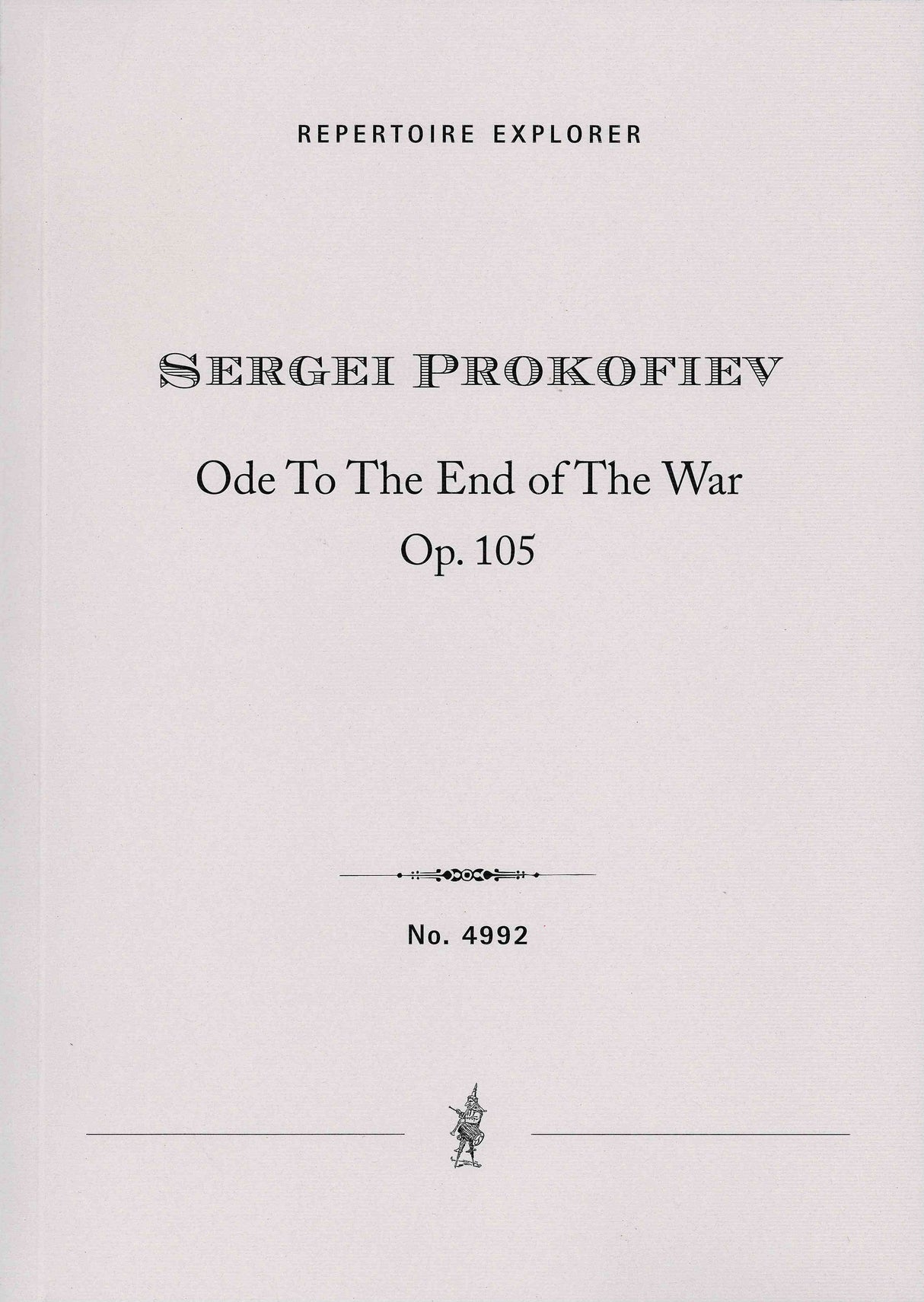 Prokofiev: Ode to the End of the War, Op. 105