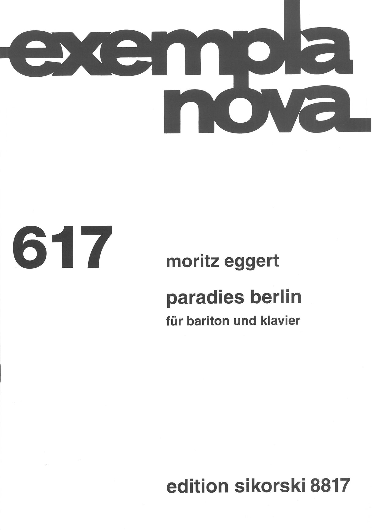 Eggert: Paradies Berlin