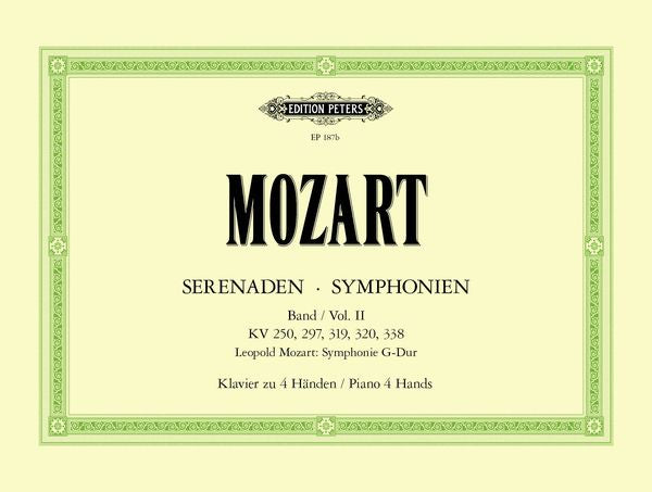 Mozart: Symphonies & Serenades - Volume 2 (arr. for piano 4-hands)