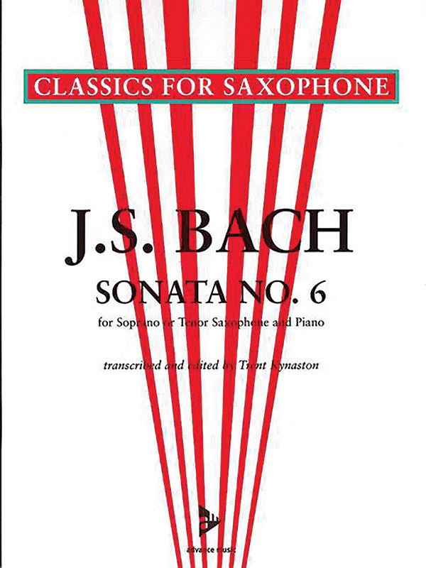 Bach: Sonata No. 6, BWV 1035 (arr. for soprano or tenor sax)