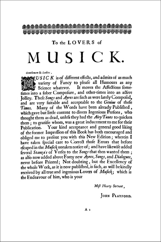 Choice Ayres, Songs and Dialogues, Books 1 and 2 (1673–79)