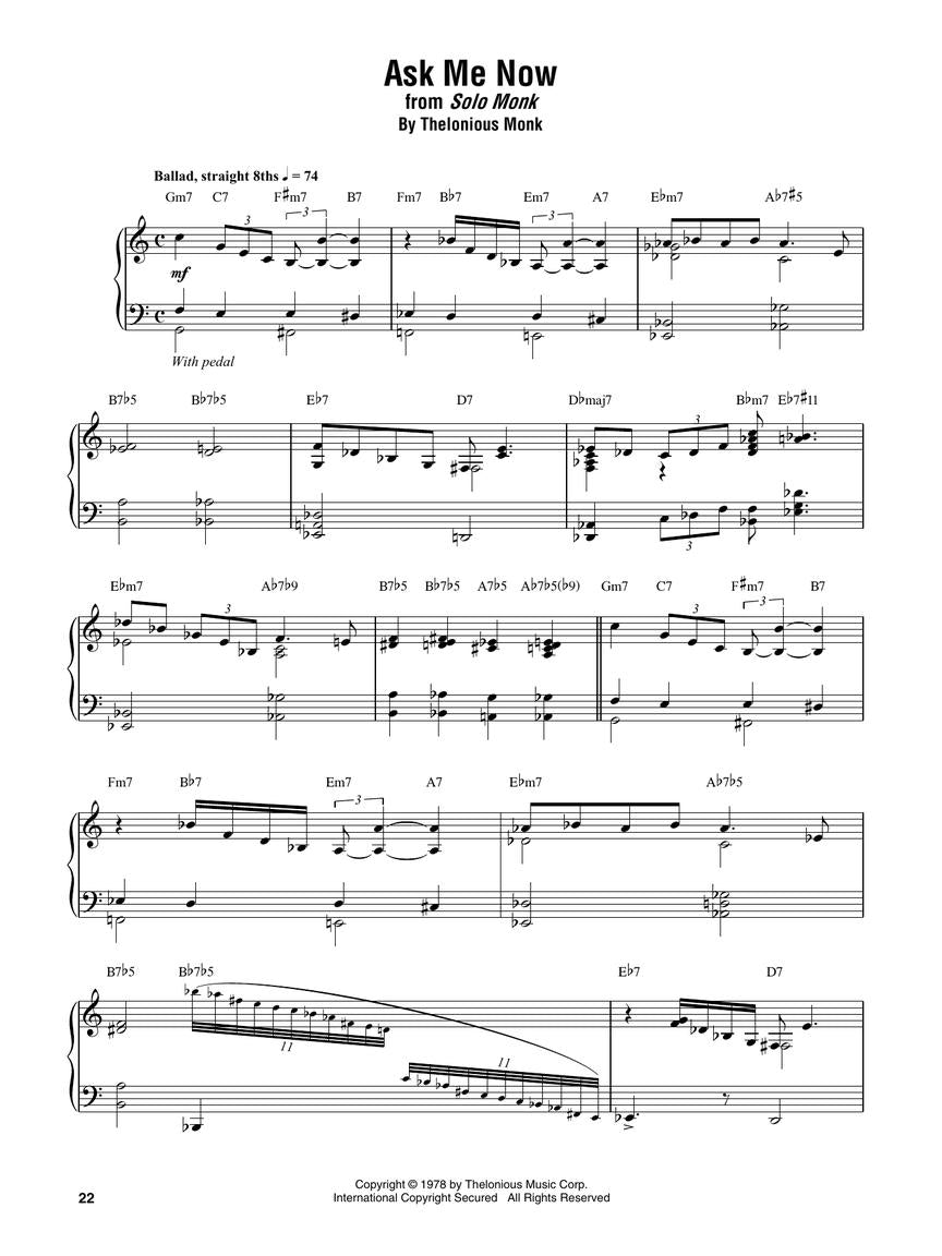 Thelonious Monk Omnibook