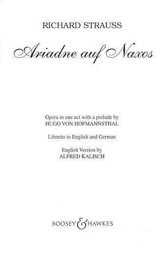 Strauss: Ariadne auf Naxos, Op. 60