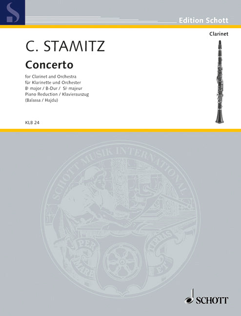 Stamitz: Clarinet Concerto No. 3 in B-flat Major
