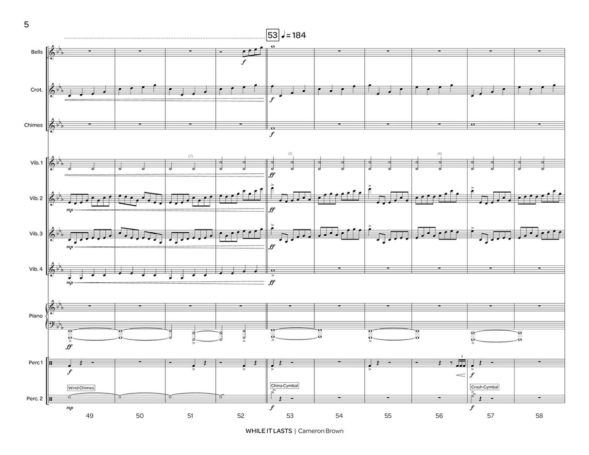 Brown: While it Lasts