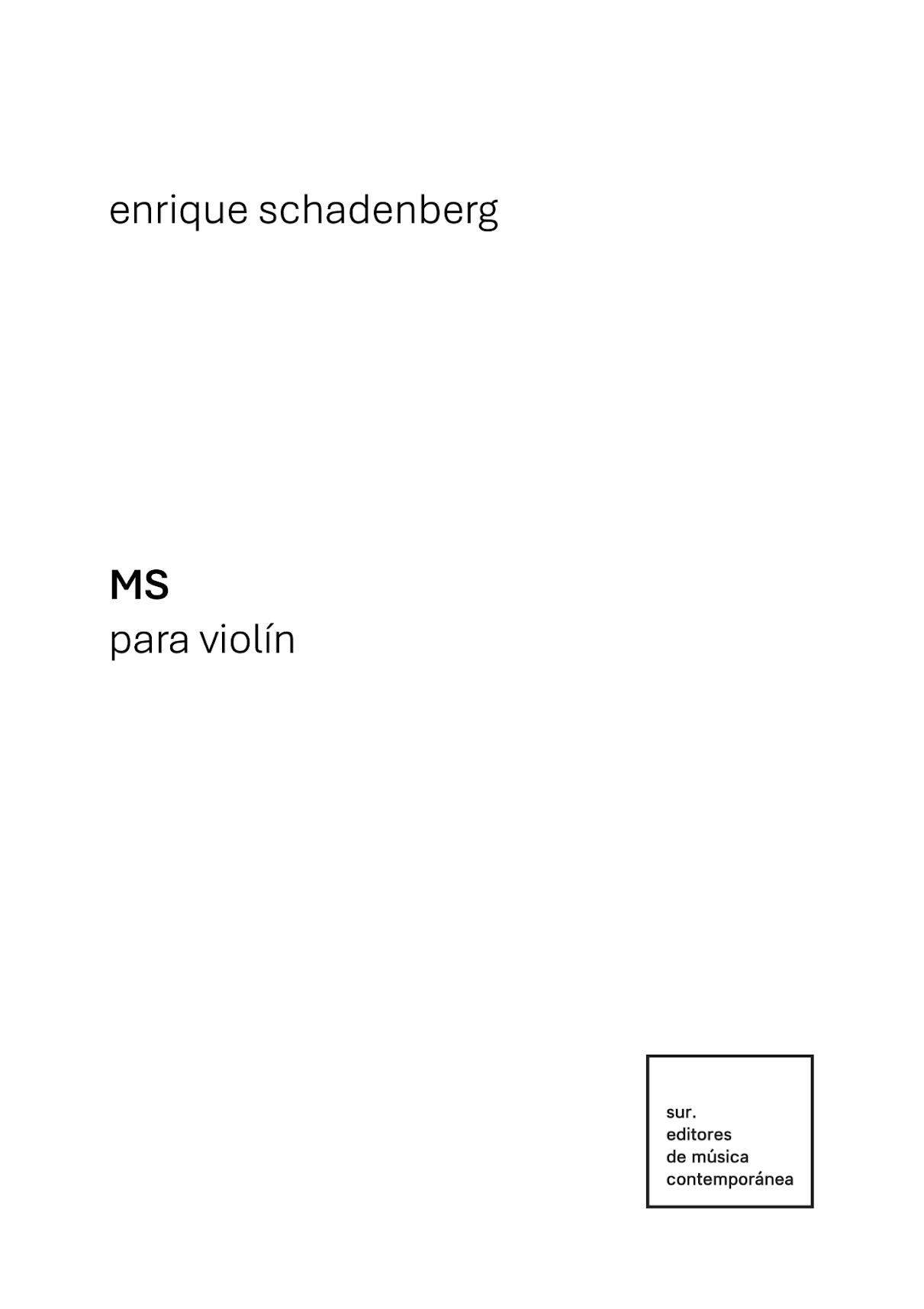Schadenberg: MS