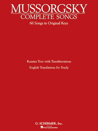 Mussorgsky: Complete Songs