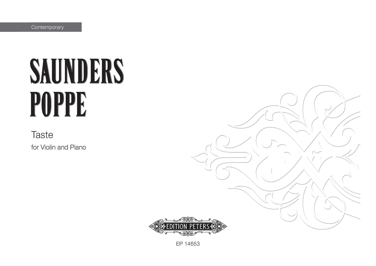 Saunders-Poppe: Taste