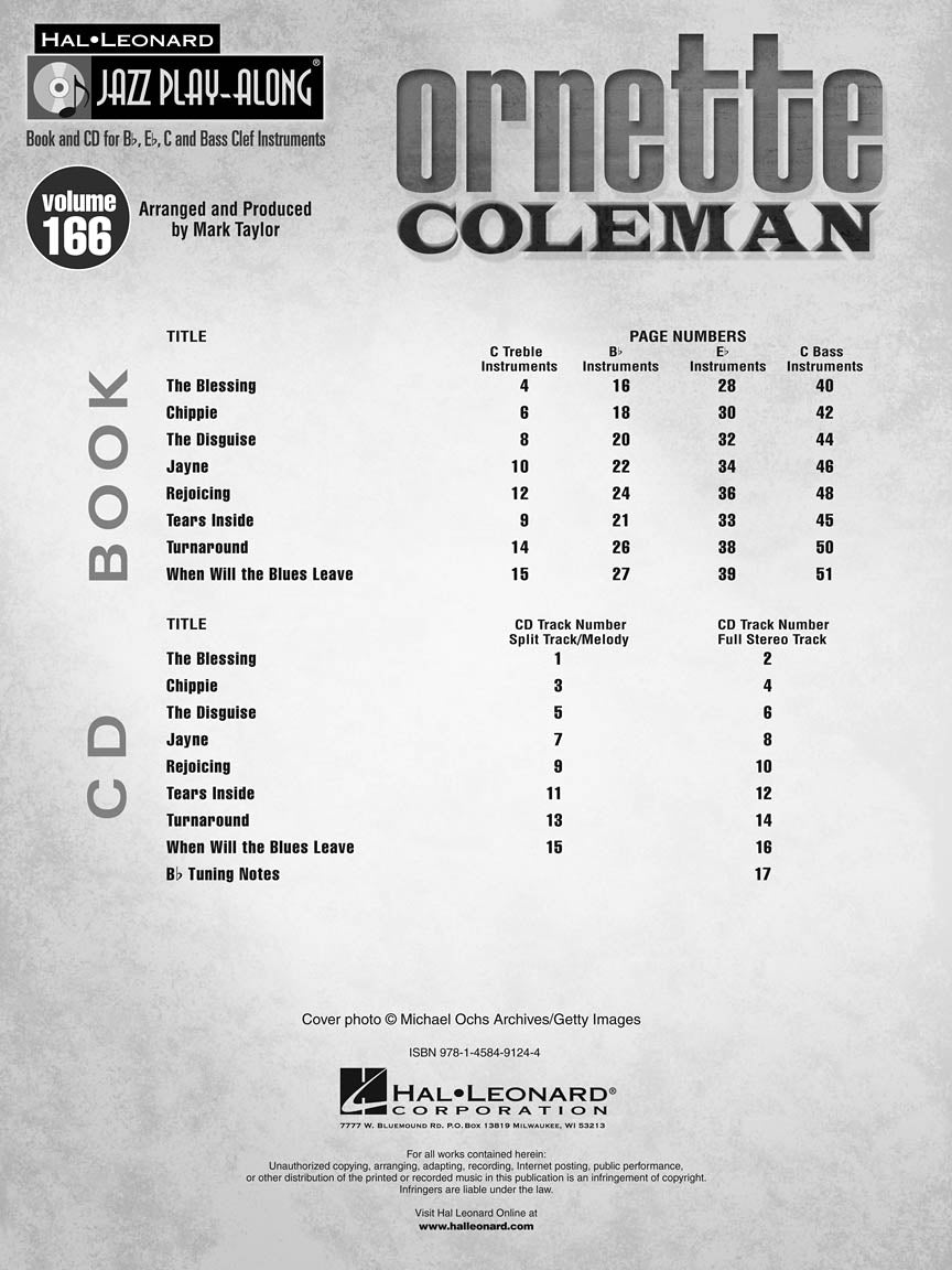Ornette Coleman Play-Along