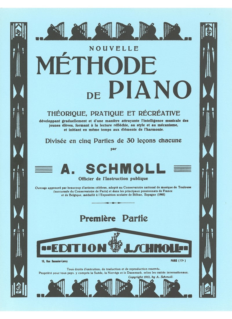 Schmoll: Méthode de piano - Volume 1