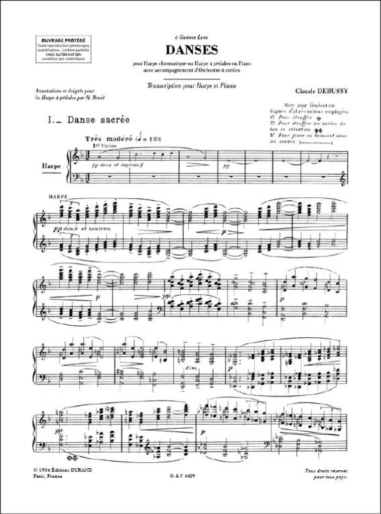 Debussy: Danses for Harp and String Orchestra