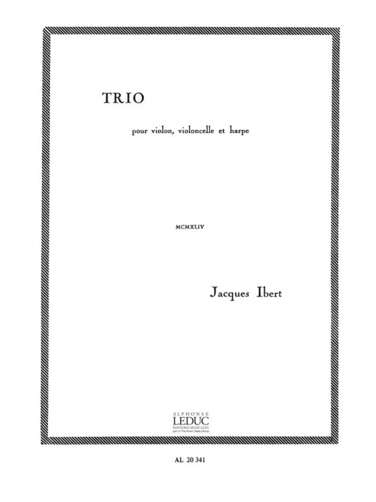 Ibert: Trio for Violin, Cello and Harp