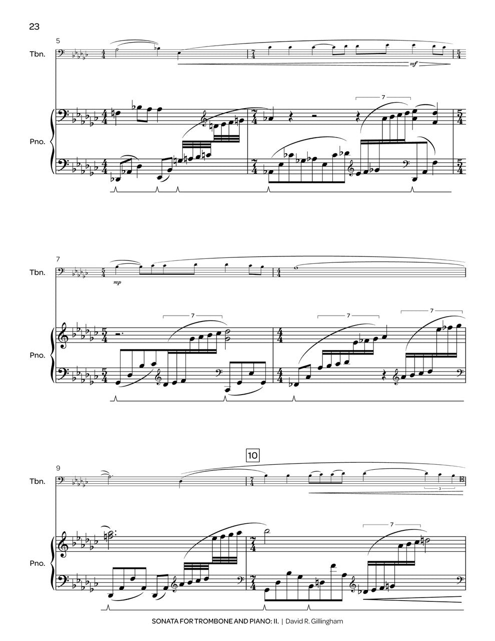 Gillingham: Trombone Sonata