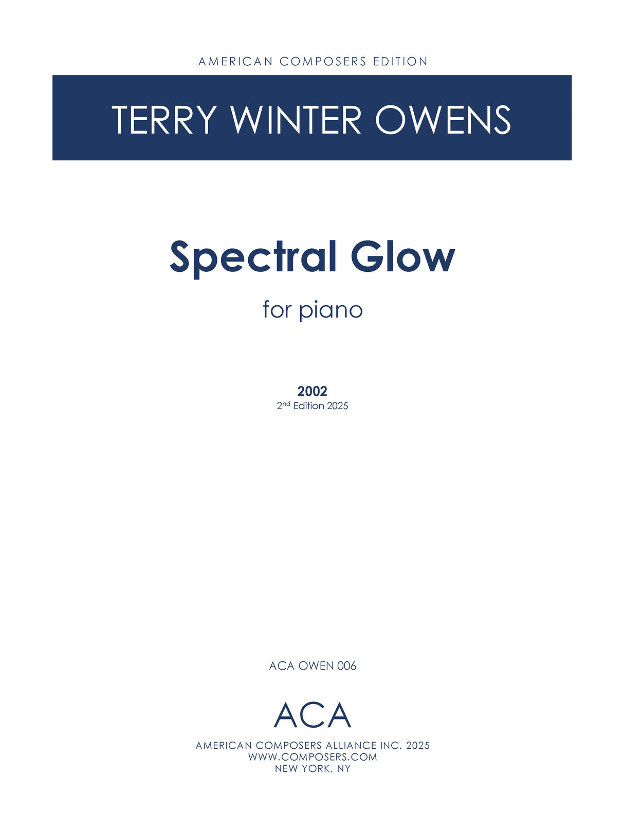 T.W. Owens: Spectral Glow