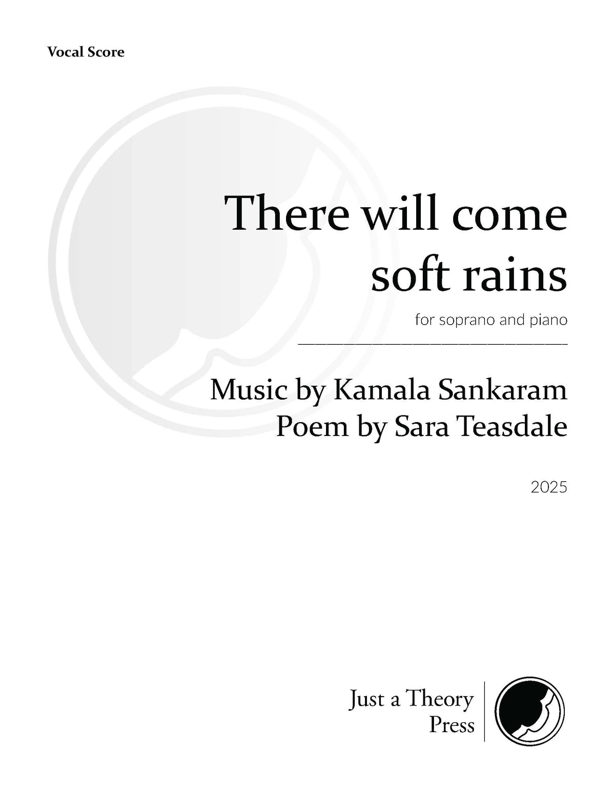 Sankaram: There will come soft rains