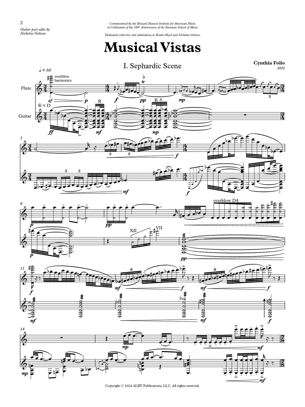 Folio: Musical Vistas