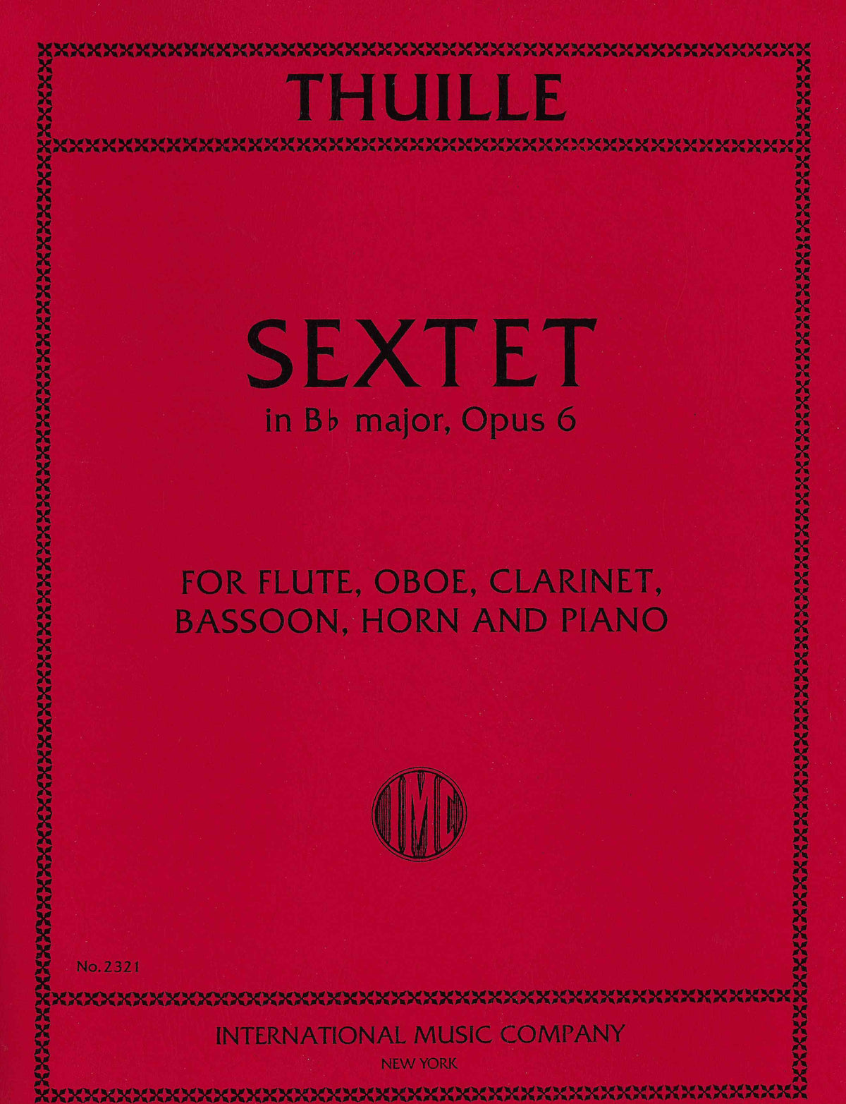 Thuille: Sextet in B-flat Major, Op. 6