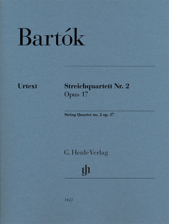 Bartók: String Quartet No. 2, Op. 17