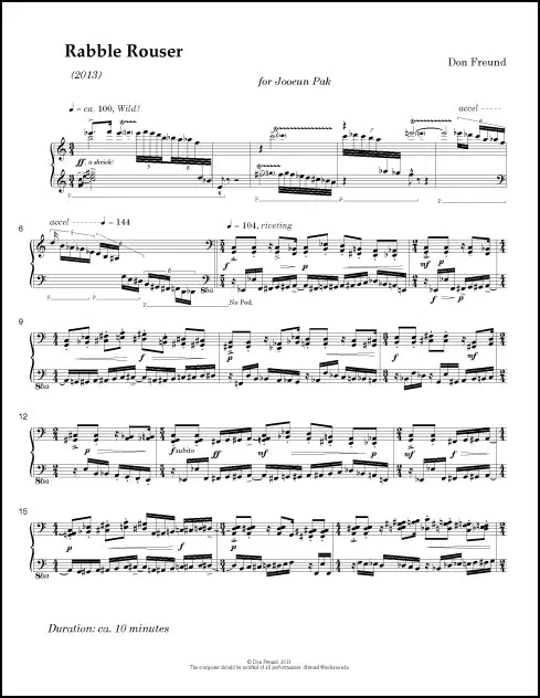 Freund: Rabble Rouser