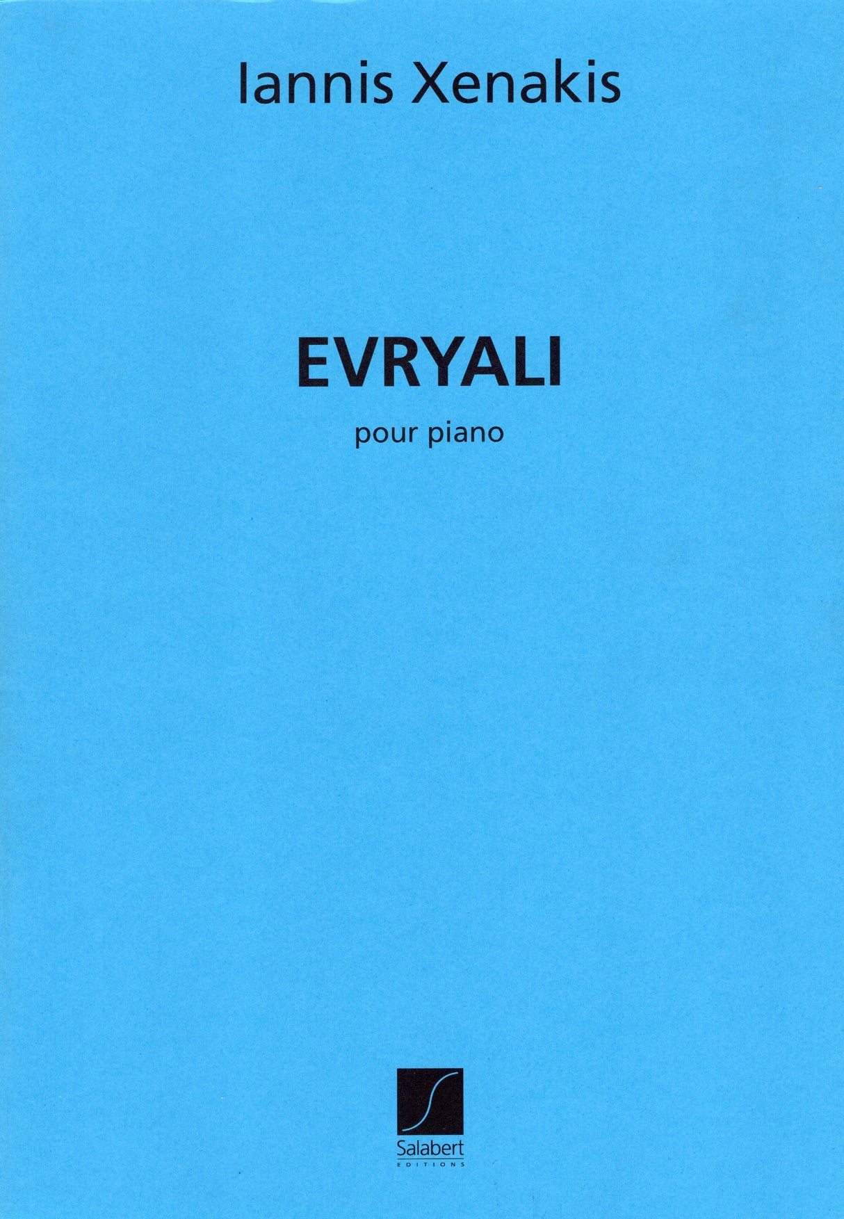 Xenakis: Evryali