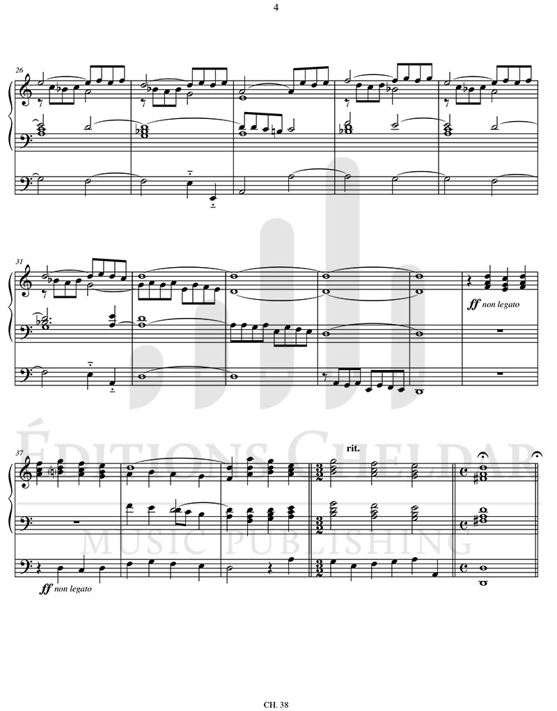 Bédard: Prélude et Toccata sur "Victimae Paschali Laudes"