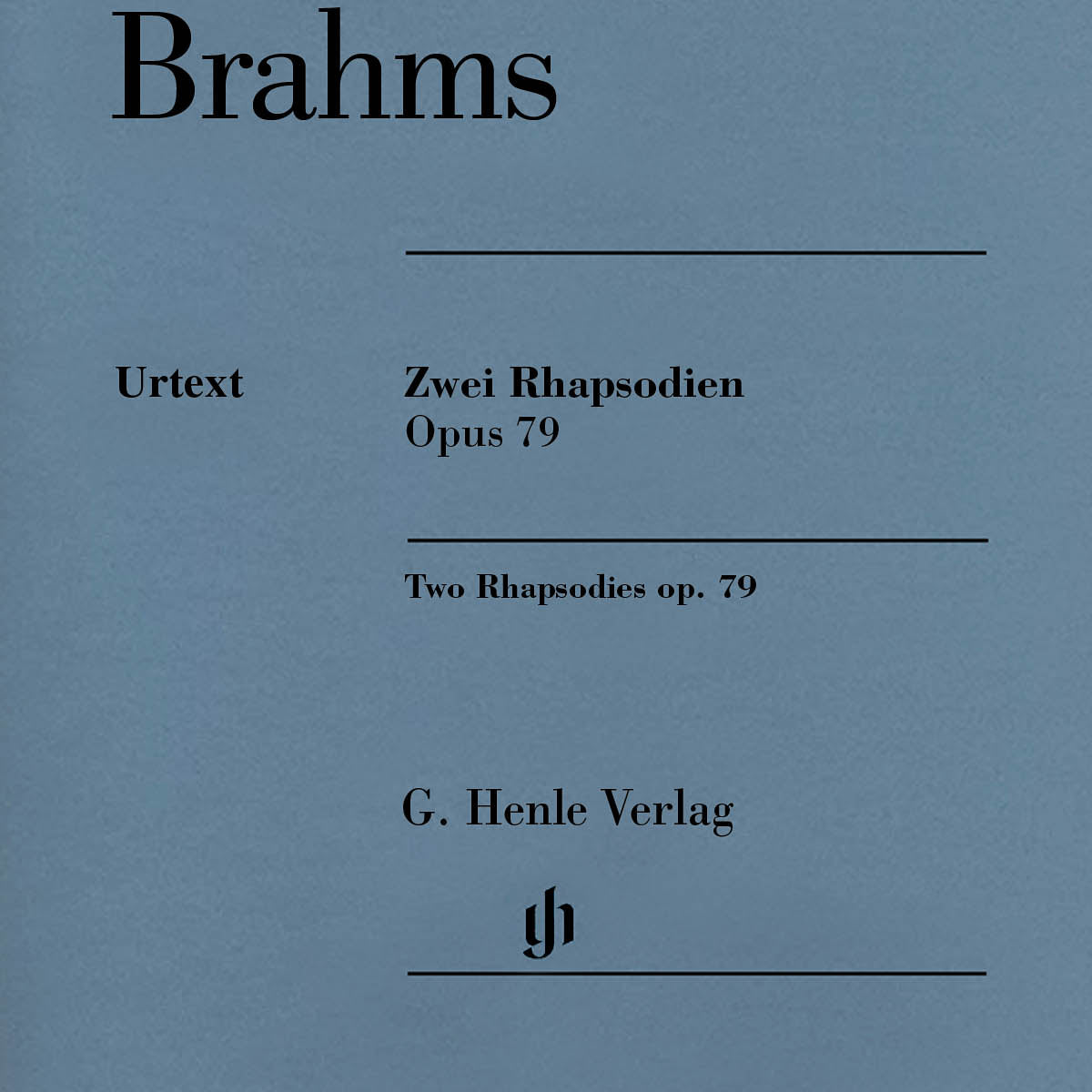 Zwei Rhapsodien Für Klavier Op. 79. Spielpartitur(En), Sammelband, Urtextausgabe. Bärenreiter Urtext : Brahms, Johannes - 14
