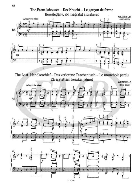 Repertoire for Music Schools - Piano 1