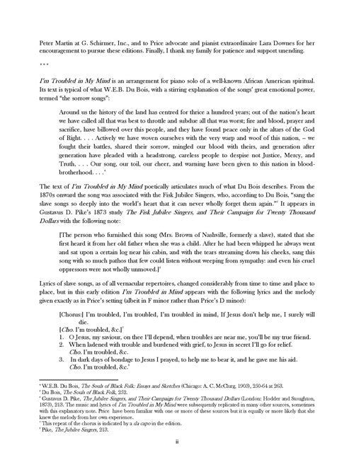 Price: I'm Troubled in My Mind