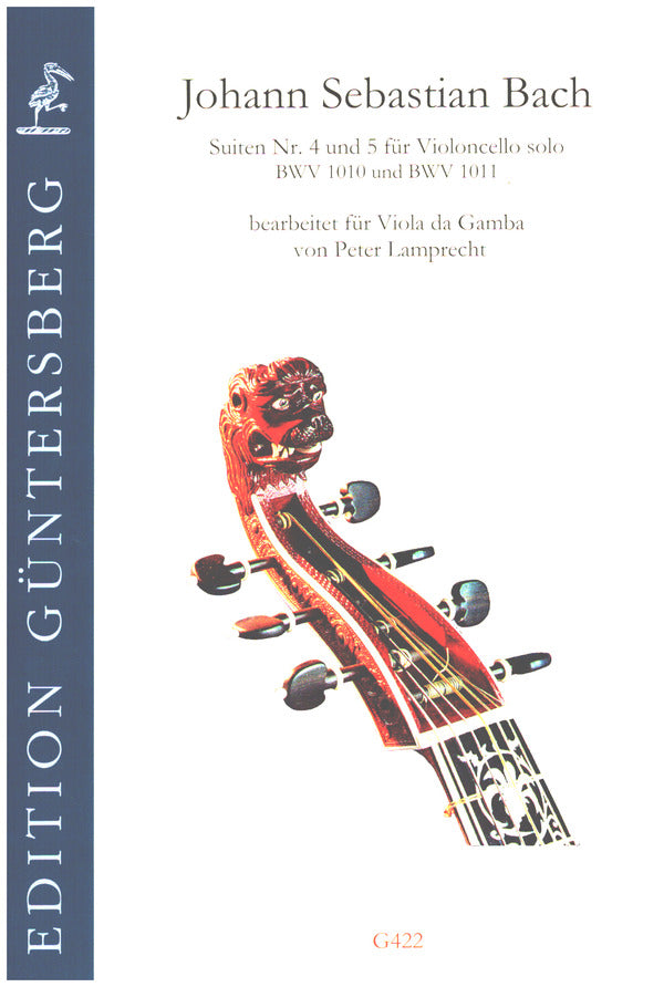 Bach: Suites No. 4 & 5, BWV 1010-11 (arr. for viola da gamba)