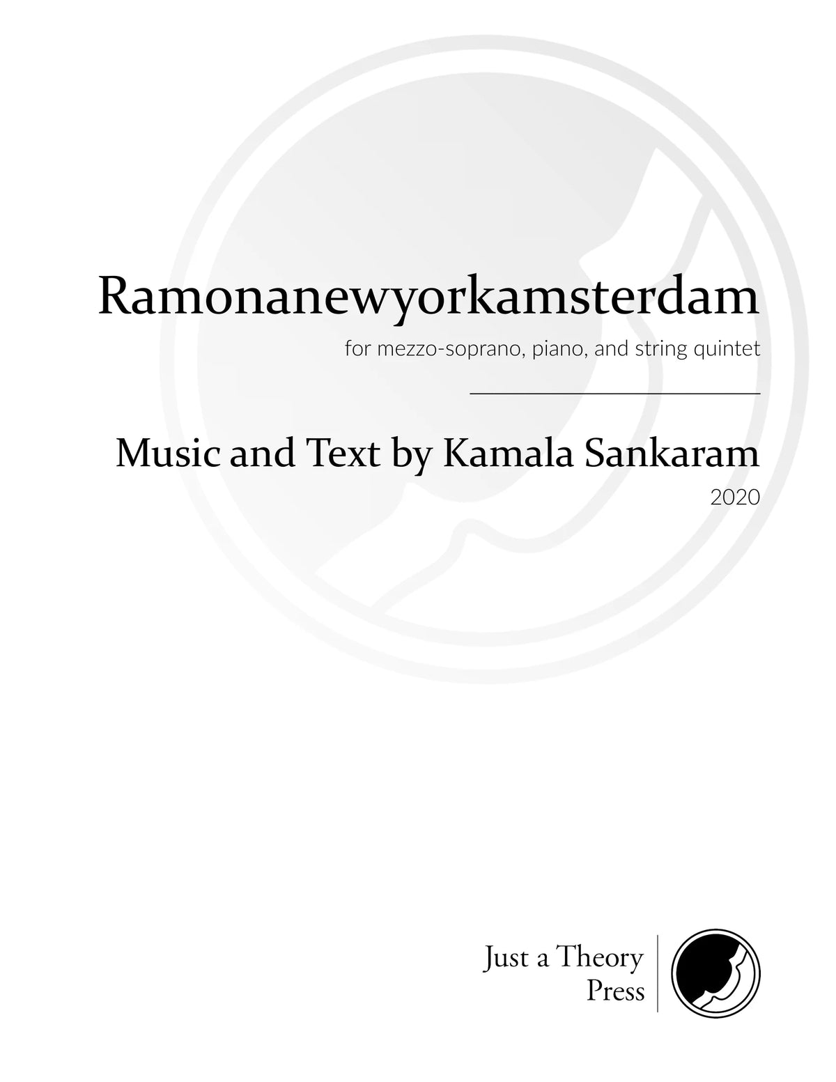Sankaram: Ramonanewyorkamsterdam
