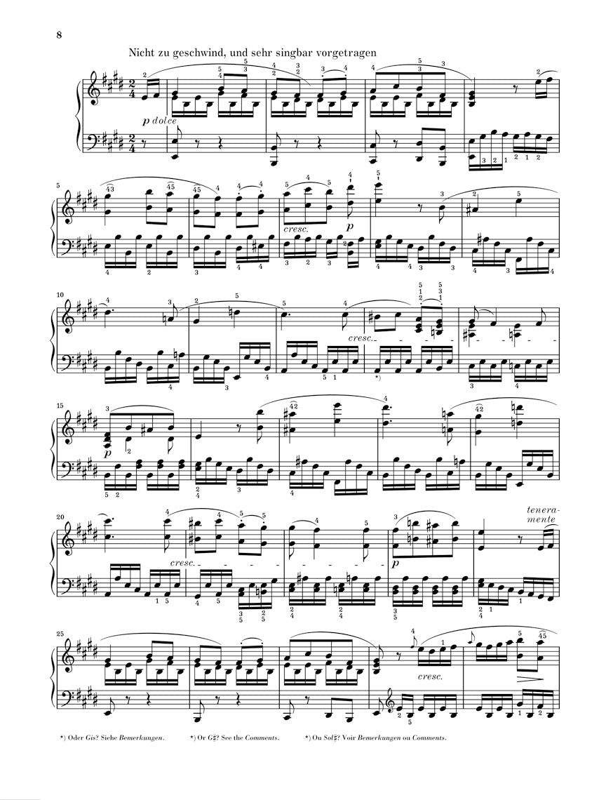 Beethoven: Piano Sonata No. 27 in E Minor, Op. 90