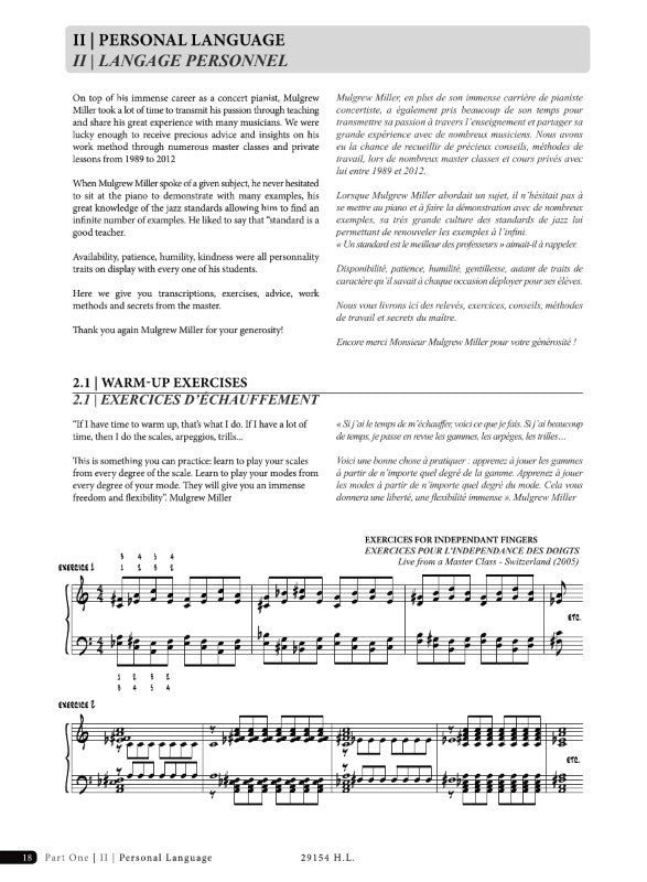 Mulgrew Miller: The Book