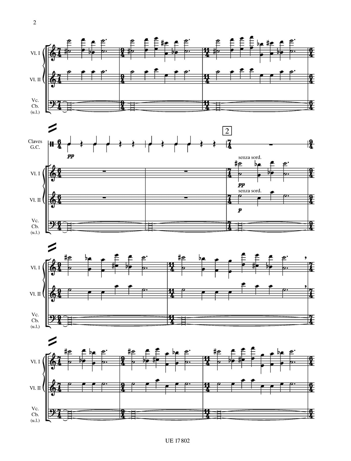 Pärt: Fratres (for string orchestra & percussion)