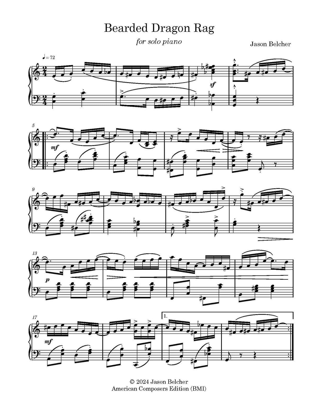 Belcher: Bearded Dragon Rag