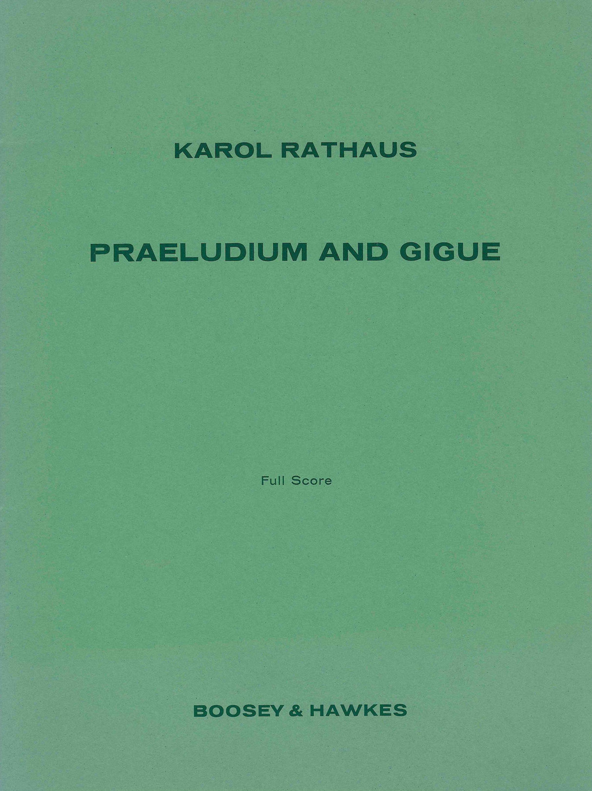 Rathaus: Praeludium and Gigue