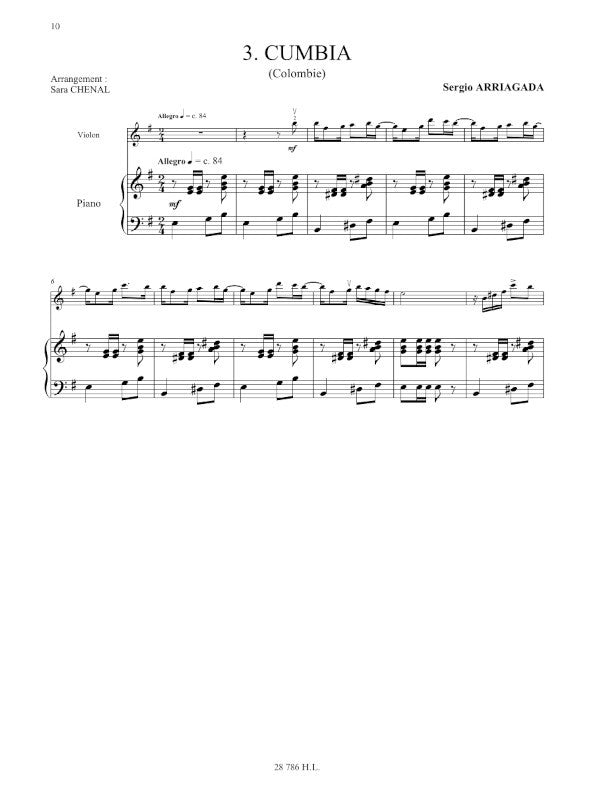 Arriagada: 5 Danses latino américaines