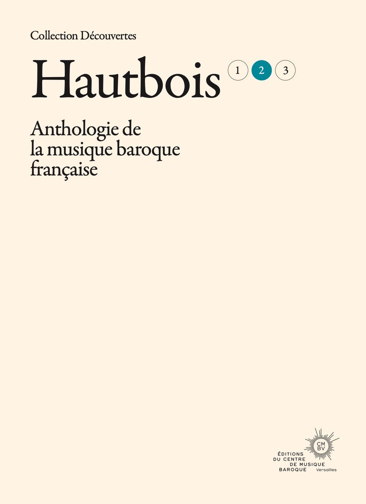 Anthology of French Baroque Music - Oboe - Volume 2