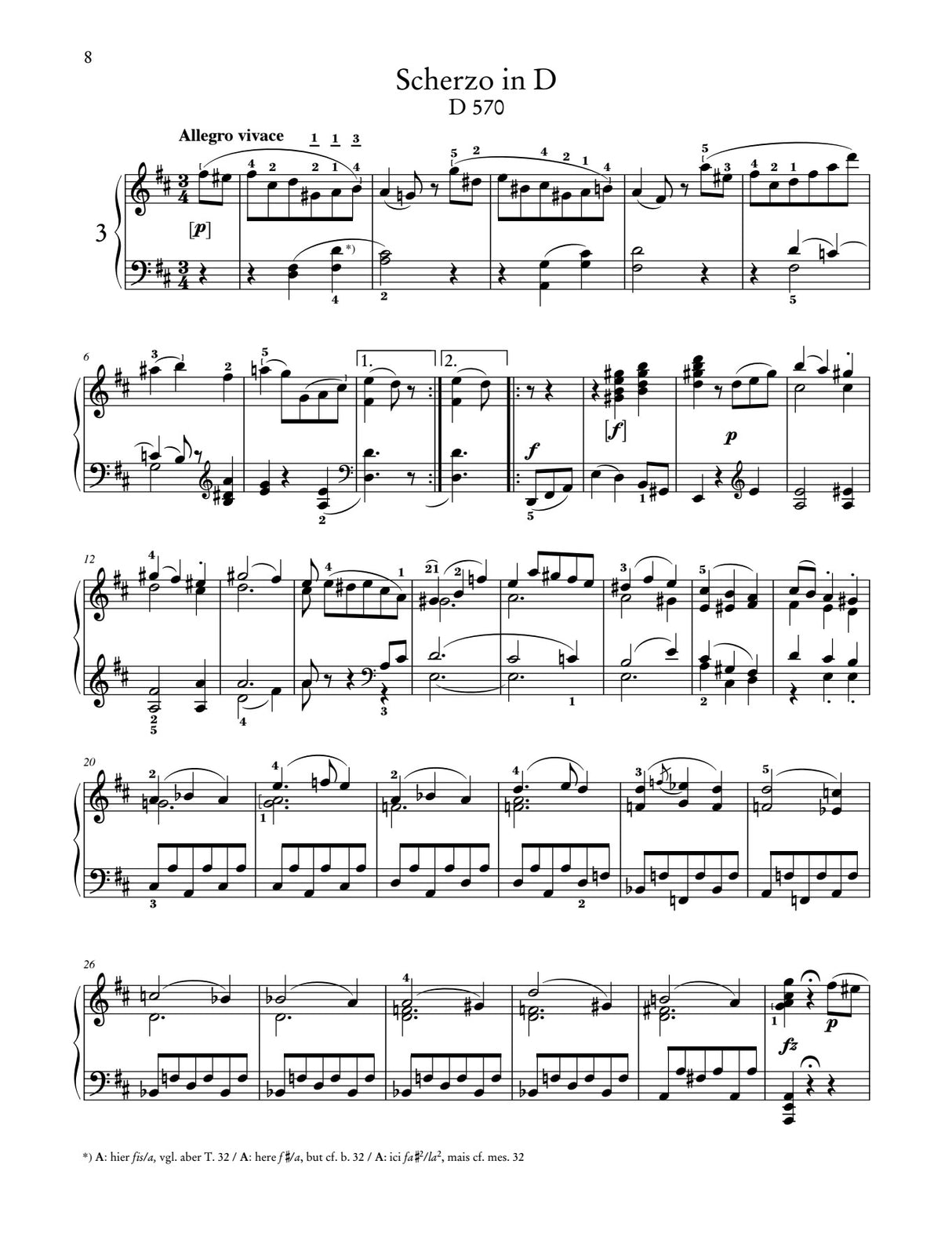 Schubert: 3 Scherzi, D. 593 & D. 570