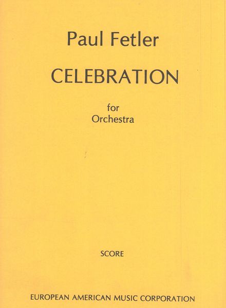Fetler: Celebration