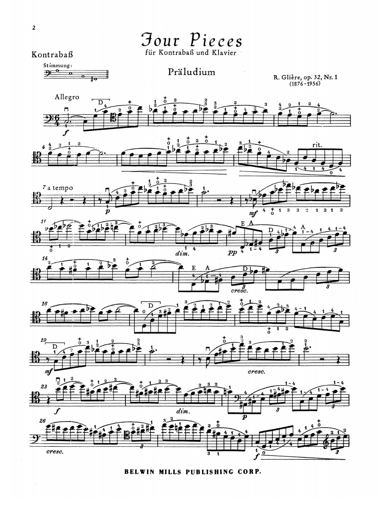 Glière: Four Pieces