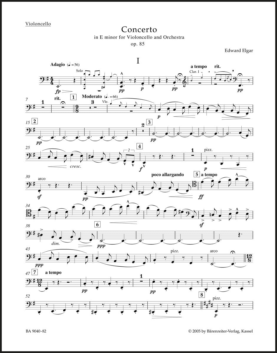 Elgar: Cello Concerto in E Minor, Op. 85