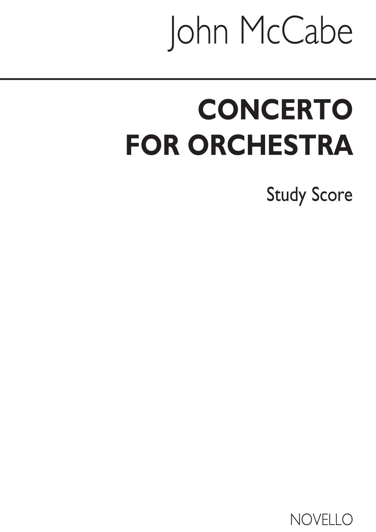 J. McCabe: Concerto for Orchestra