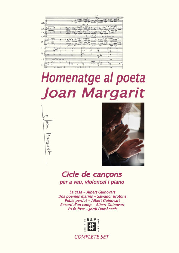 Homenatge al poeta Joan Margarit