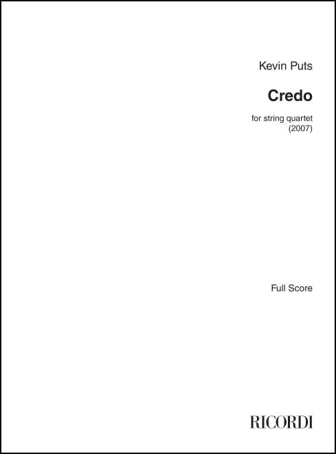 Puts: Credo - Version for String Quartet