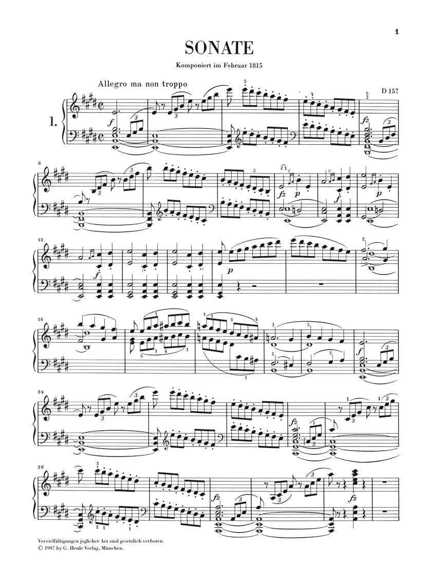 Schubert: Piano Sonatas - Volume 3 (Early and Unfinished Sonatas)