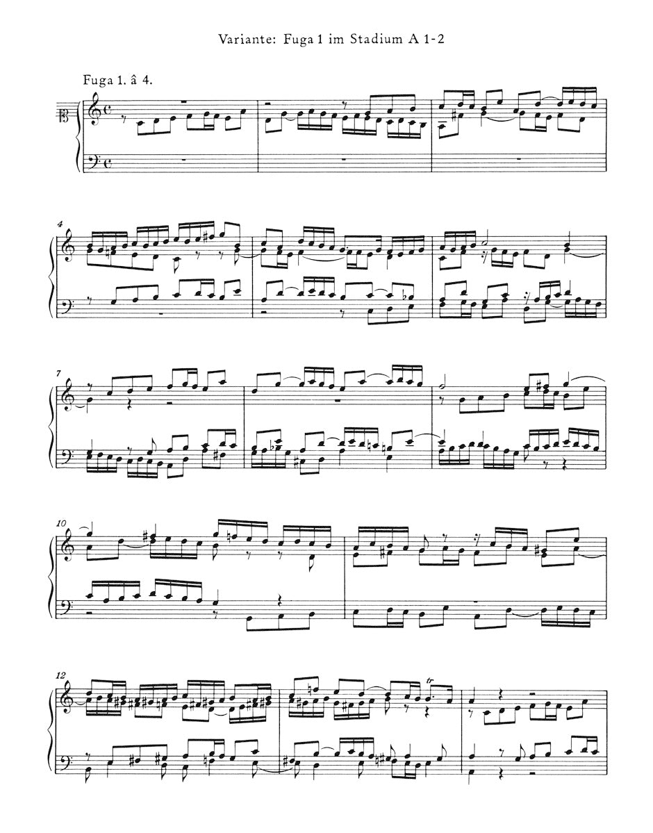 Bach: The Well-Tempered Clavier - Book 1, BWV 846-869