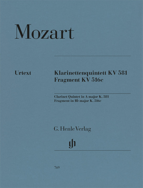 Mozart: Clarinet Quintet in A Major, K. 581 ("Stadler Quintet")