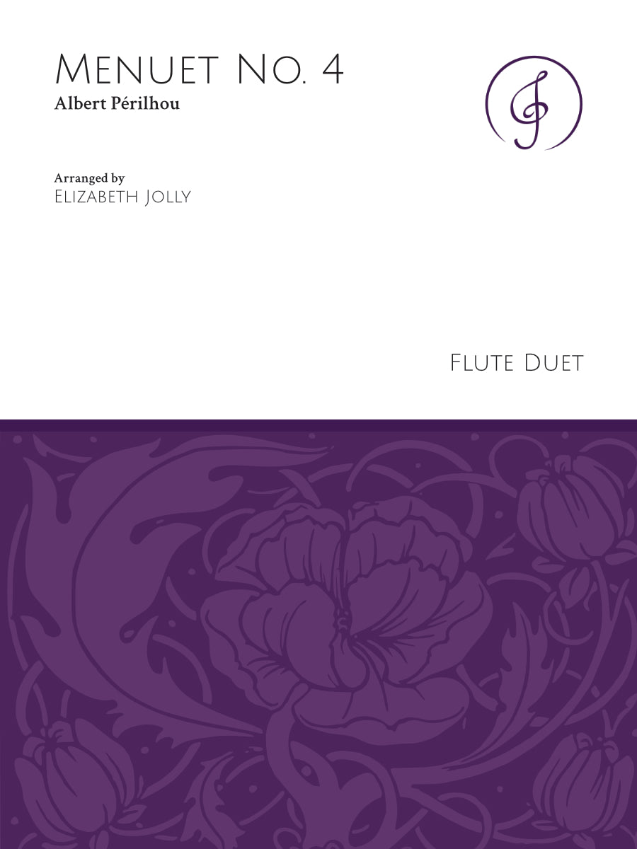 Périlhou: Menuet No. 4 (arr. for 2 flutes)